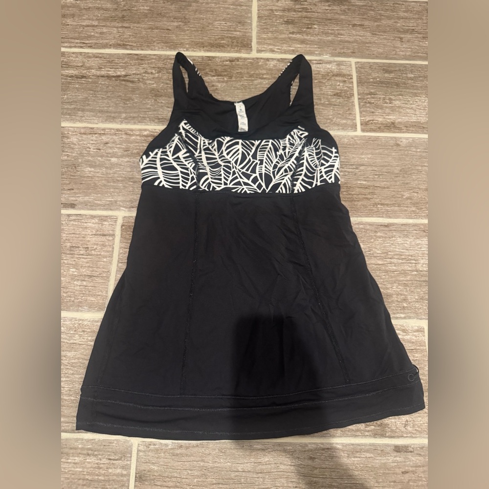 LULULEMON ATHLETICA HUSTLE AND BUSTLE TANK TOP Draw String Shirt